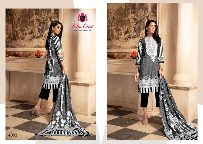 Nafisa Black And White 4 fancy Designer Casual Wear Karachi Cotton Dress Material Collection